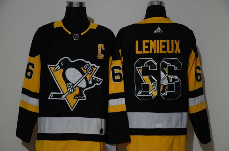 Men Pittsburgh Penguins 66 Lemieux White Authentic Stitched 2020 Adidias NHL print Jersey